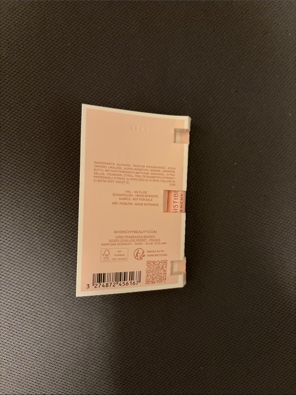 Irresistible Fragrance Sample - Picture 3 of 3